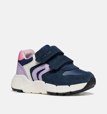 Geox Respira Low Sneakers Blauw