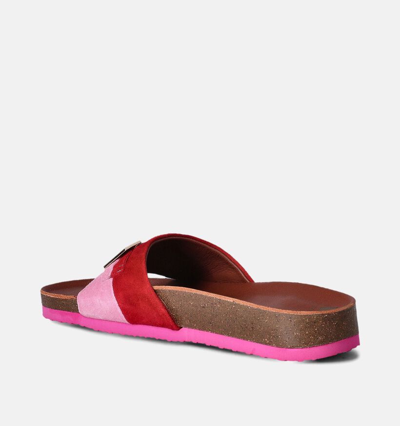 Nathan-Baume Nu-pieds Or rose pour femmes (356337)