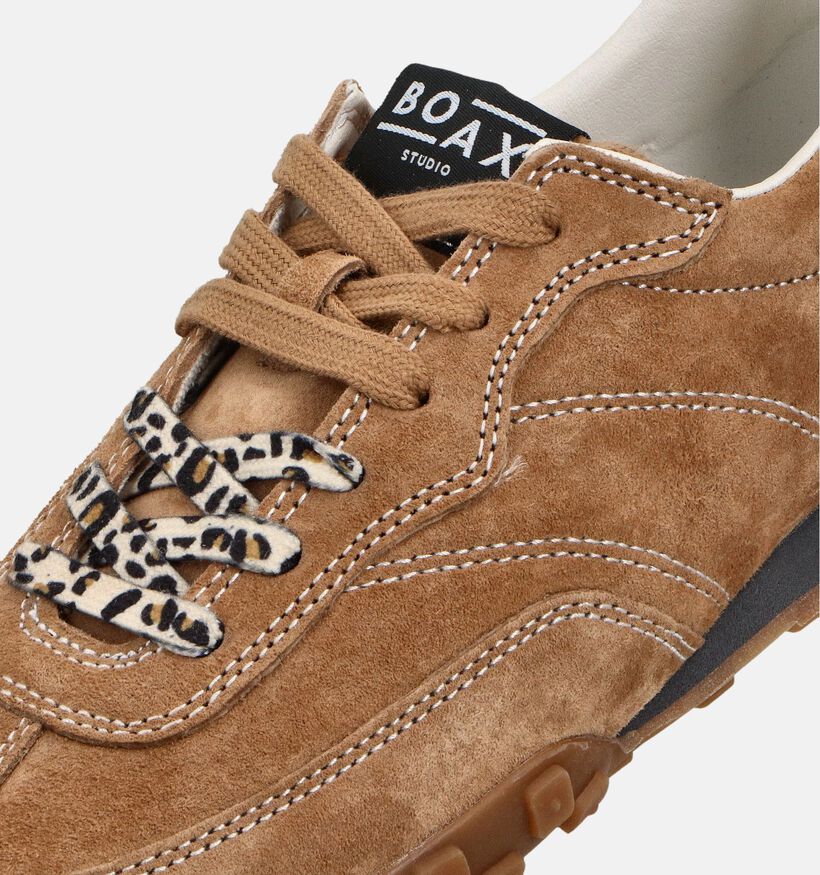 Boax Studio Strike Bruine Veterschoenen voor dames (360909) - geschikt voor steunzolen
