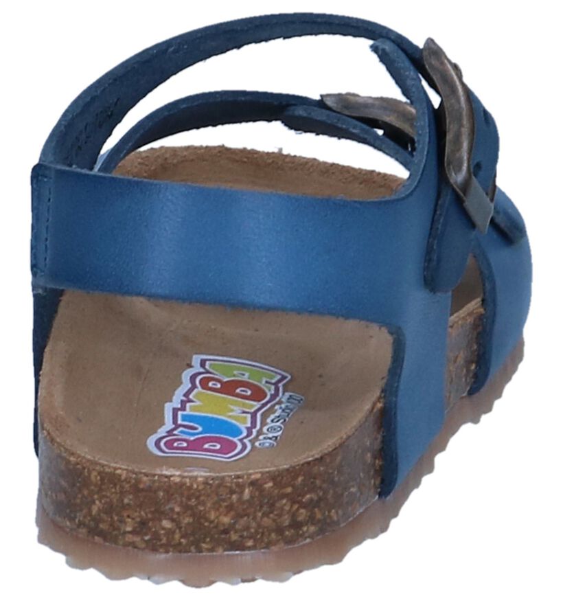 Bumba Beasy Sandales en Bleu en cuir (273235)