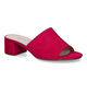 Comfort Nu-pieds à talons en Rose fuchsia pour femmes (308416)