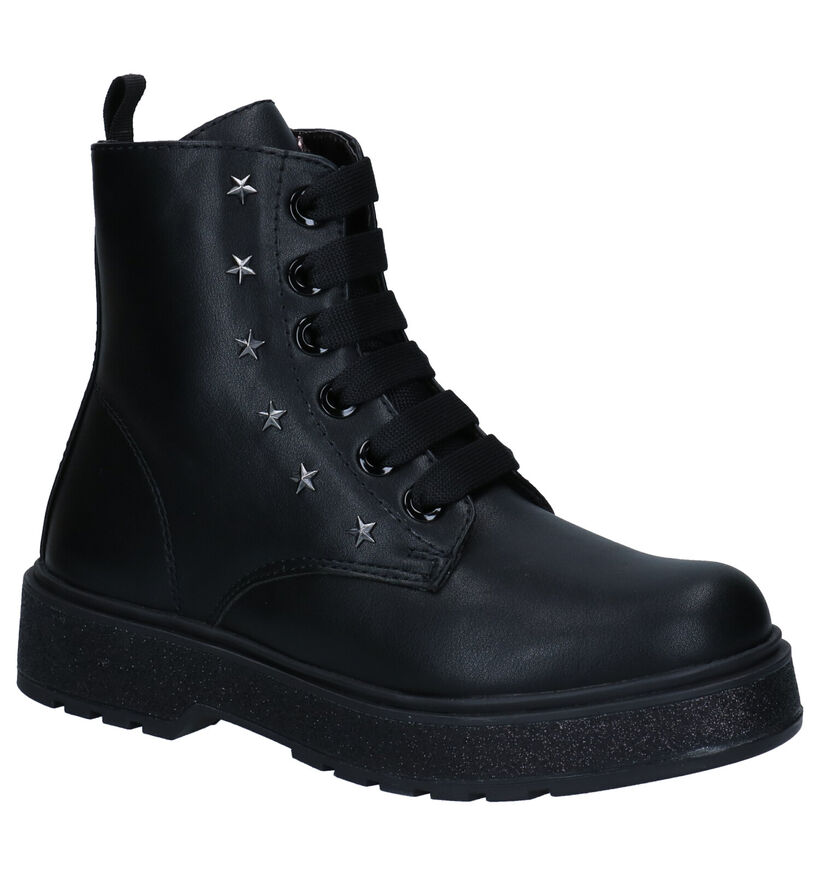 Asso Bottines en Noir en simili cuir (281474)