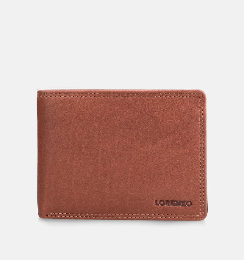 Euro-Leather Porte-monnaie en Cognac pour hommes (375841)