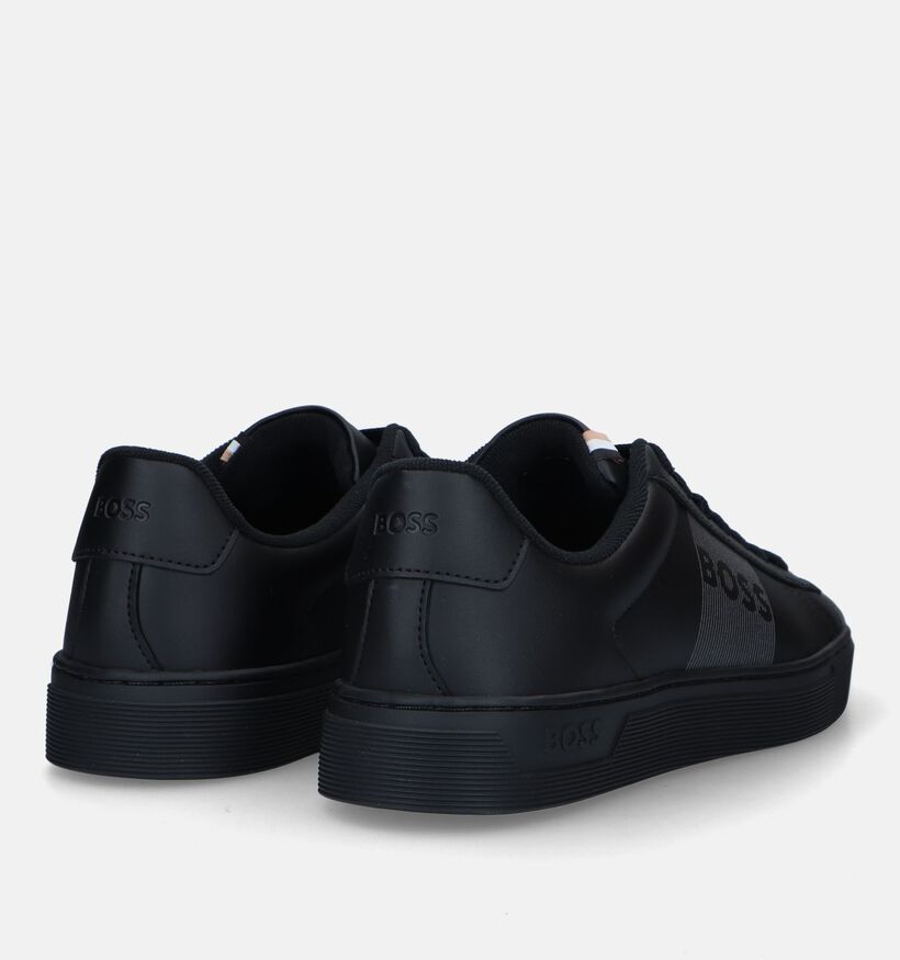 Boss Rhys Tenn Zwarte Veterschoenen voor heren (326934) - geschikt voor steunzolen