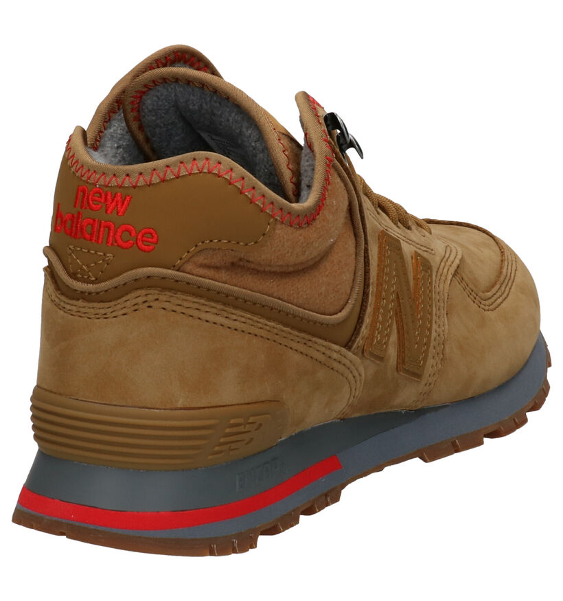 New Balance 574 Bruine Sneakers in nubuck (261537)