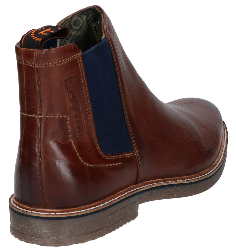 Bugatti Chelsea Boots en Cognac en cuir (255353)