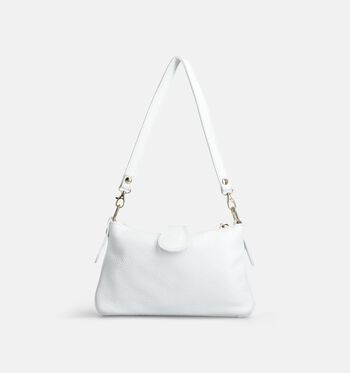 Via Limone Schoudertassen Wit/Bruin/Blauw