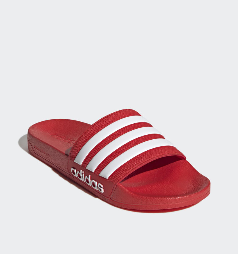 adidas Adilette Shower Claquettes en Rouge pour hommes (367000)