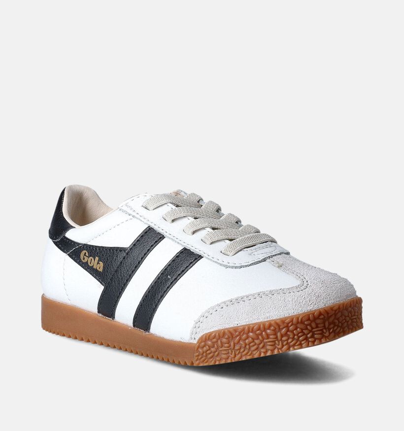 Gola Elan Leather Witte Sneakers voor jongens, meisjes (352368)