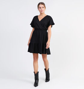 JDY Claude Zwarte Boho Jurk (327140)