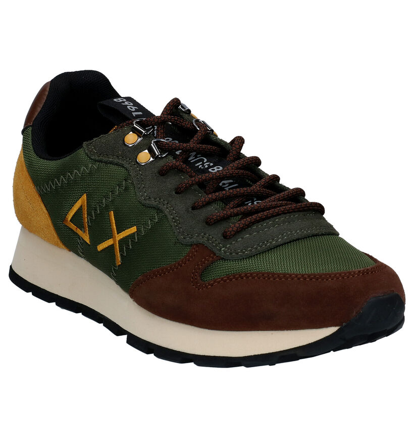 Sun 68 Tom Goes Camping Baskets en Kaki en nubuck (298261)