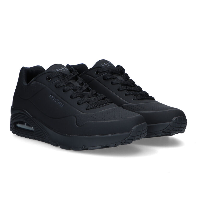 Skechers Uno Stand On Air Baskets en Noir pour hommes (350318) - pour semelles orthopédiques