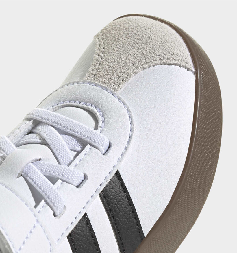 adidas VL Court 3.0 Baskets basses en Blanc pour gar&ccedil;ons (372739)