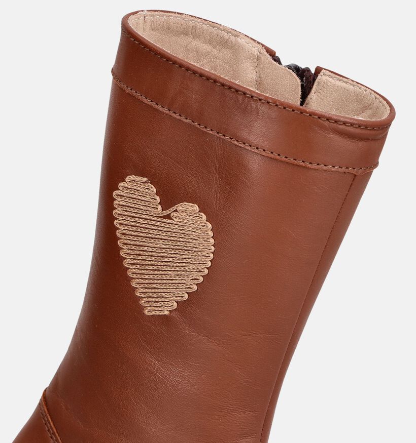 Beberlis Bottes hautes en Cognac pour filles (380657)