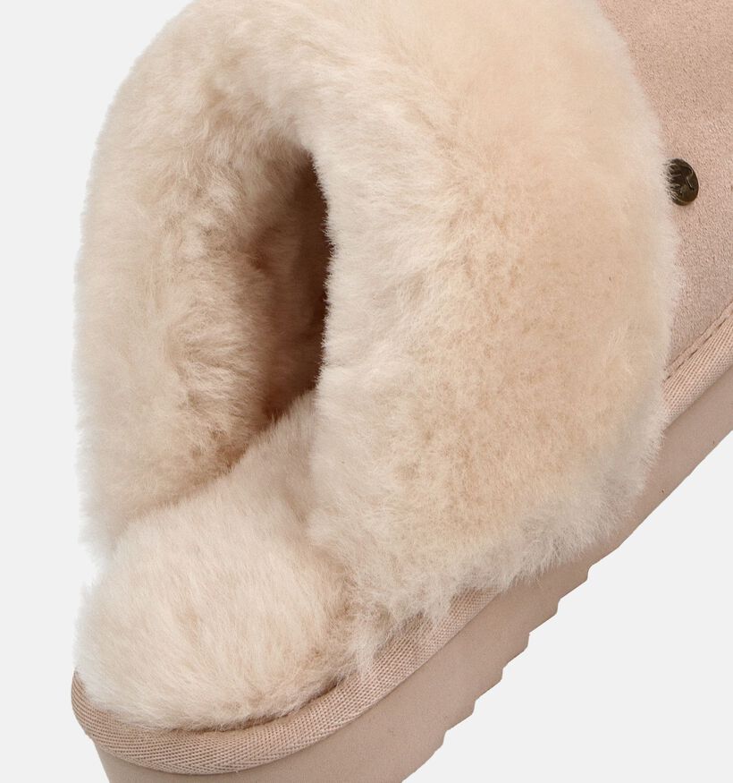 Warmbat Flurry Pantoufles ouvertes en Rose pour femmes (379628)