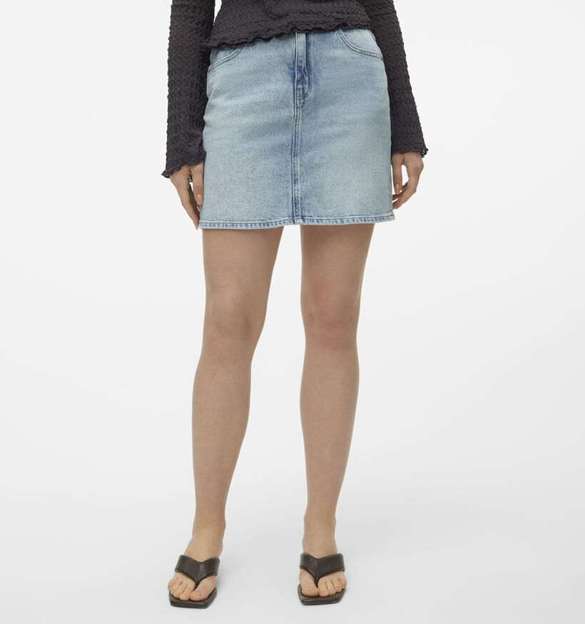 Vero Moda Tessa Blauwe Korte Jeansrok voor dames (352100)