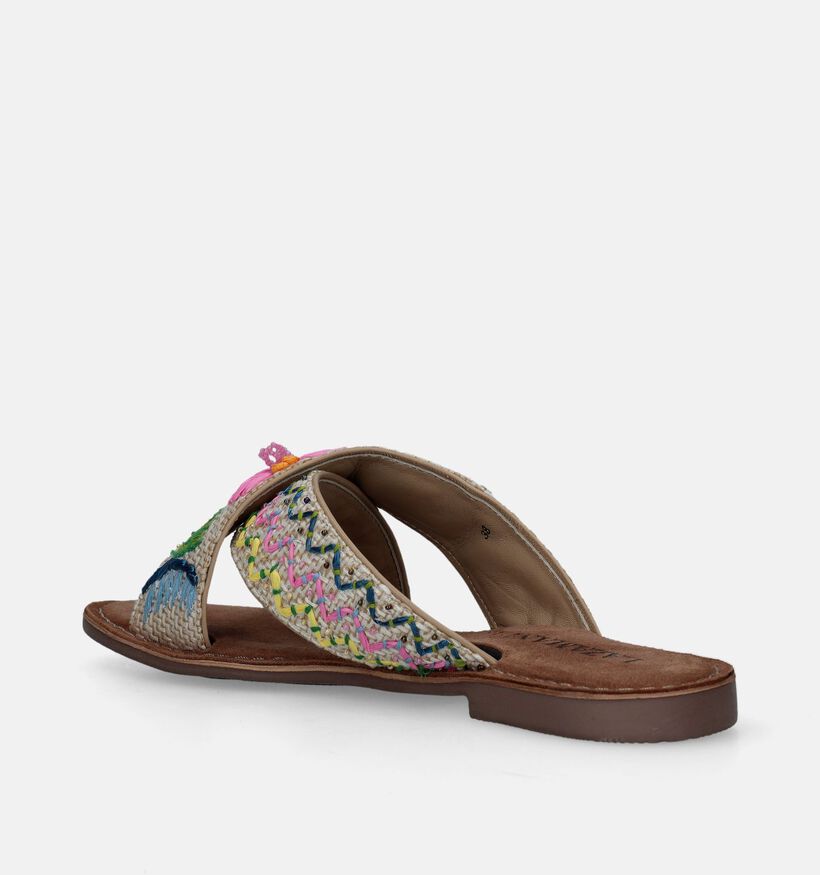 Lazamani Ecru Slippers voor dames (338377)