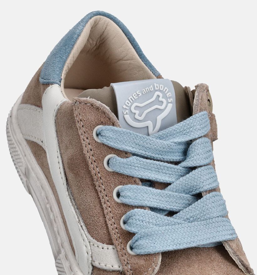STONES and BONES Maust Bruine Sneakers voor jongens (373747) - geschikt voor steunzolen