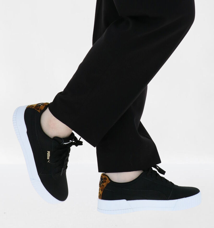 Puma Carina Leo Baskets en Noir en simili cuir (276777)