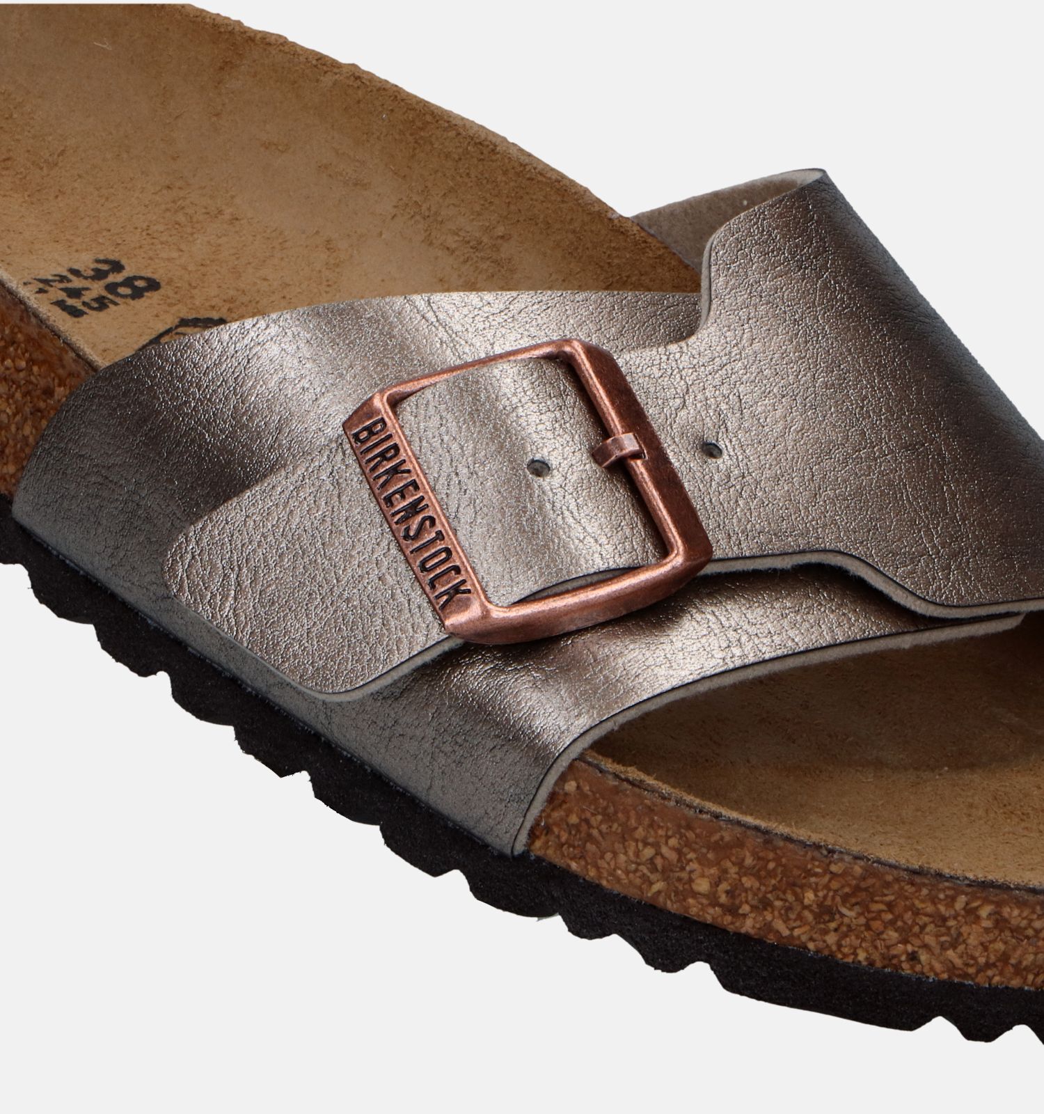 Birkenstock Catalina BS Birko Flor Bronze Slippers Dames Slippers Online op TORFS.BE