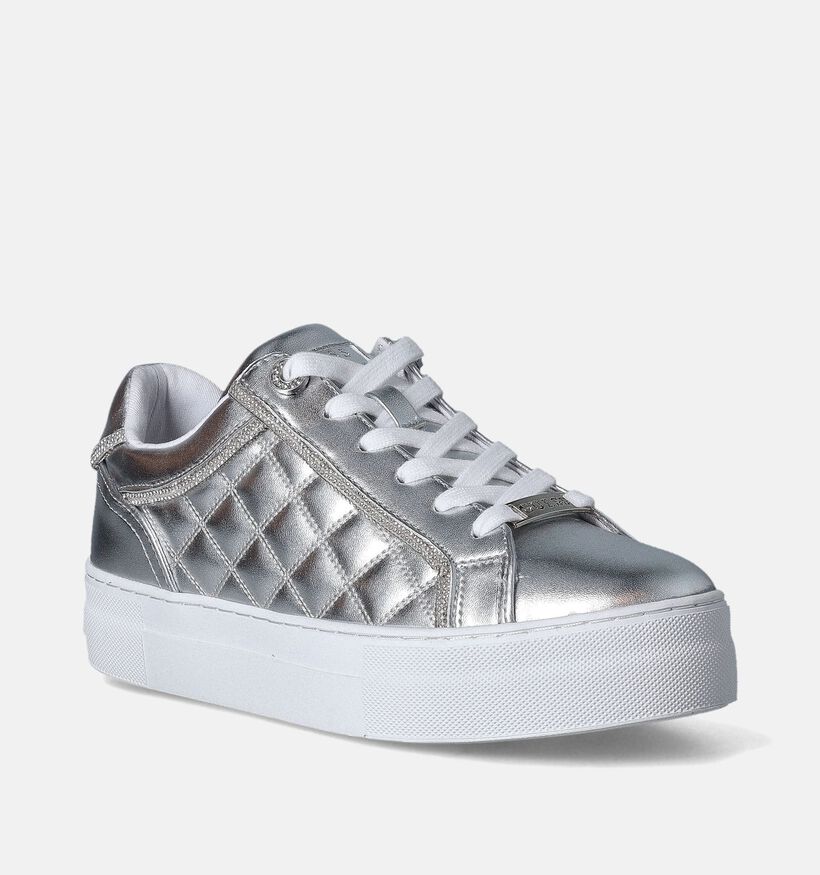 Guess Gratea Zilveren Veterschoenen voor dames (350428) - geschikt voor steunzolen