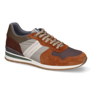 Veterschoenen cognac