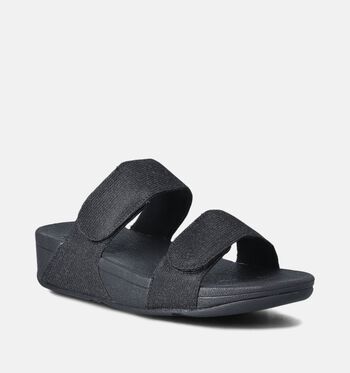 FitFlop Lulu Slippers Zwart/Beige