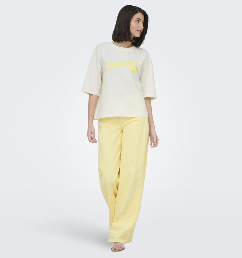 JDY Vera Pantalon classique en Jaune pour femmes (380324)