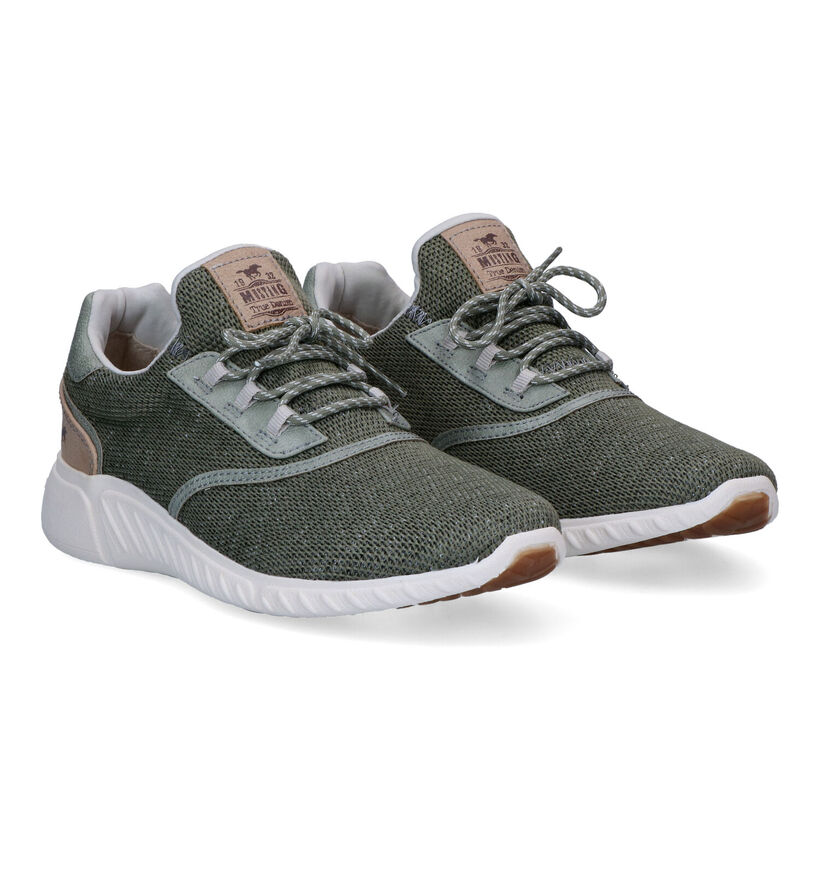 Mustang Kaki Sneakers in kunststof (303685)