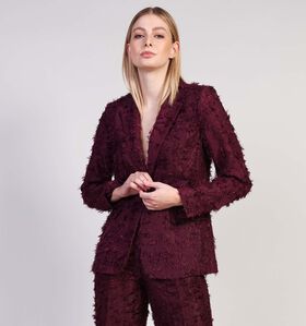 Vila Wagne Blazer en Bordeaux pour femmes (365591)