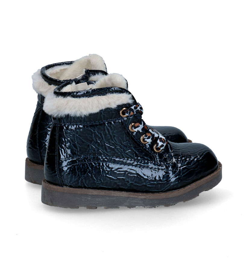 Milo & Mila Blauwe Bottines voor meisjes (297197)