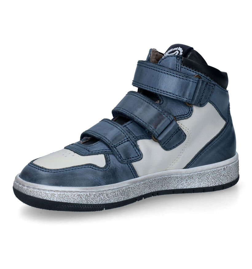 STONES and BONES Lenit Chaussures hautes en Bleu pour garçons (314275) - pour semelles orthopédiques