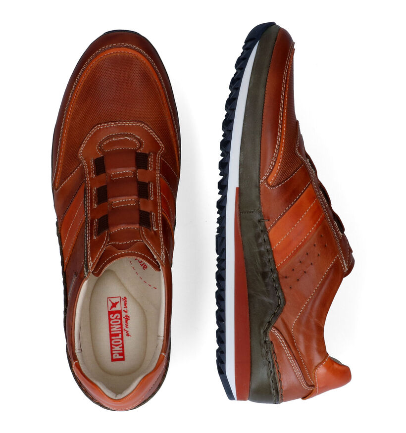 Pikolinos Liverpool Chaussures sans lacets en Cognac en cuir (308029)
