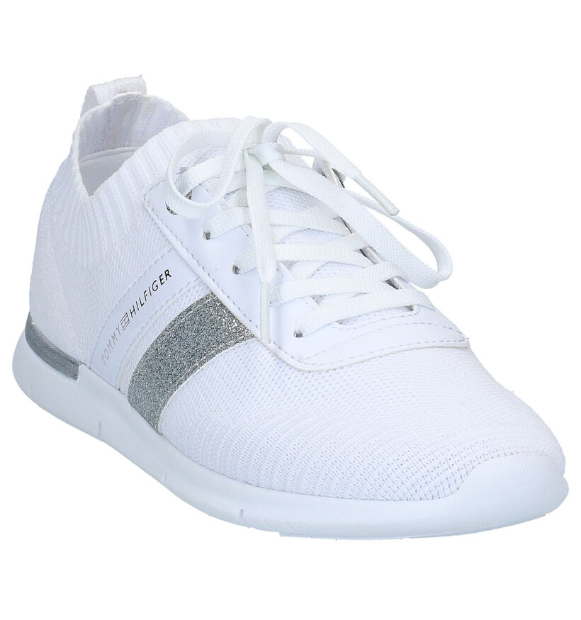 Tommy Hilfiger Witte Sneakers in stof (276244)