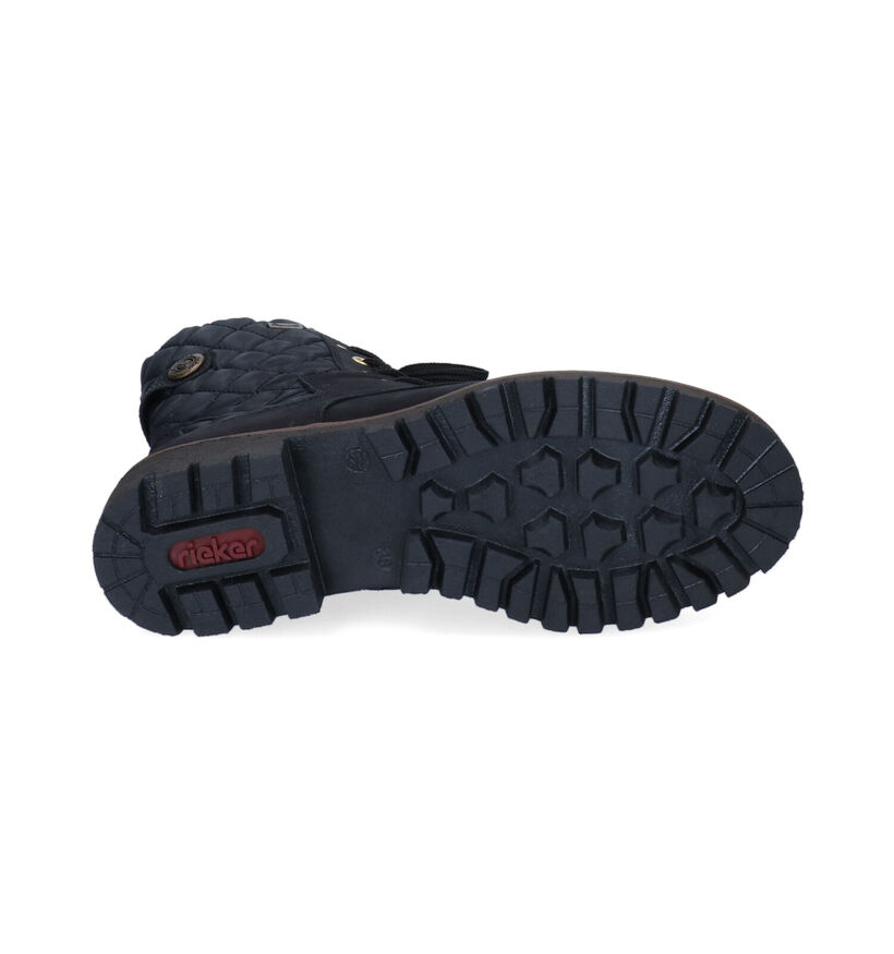 Rieker Zwarte Bottines in stof (297928)