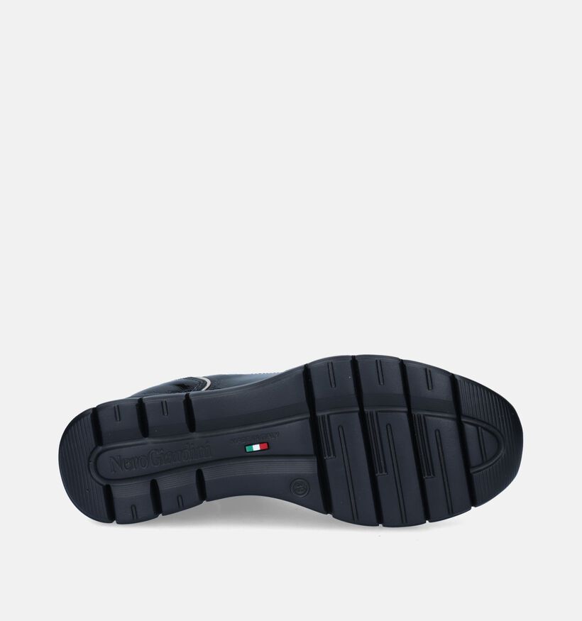 NeroGiardini Zwarte Sneakers met sleehak voor dames (345561) - geschikt voor steunzolen