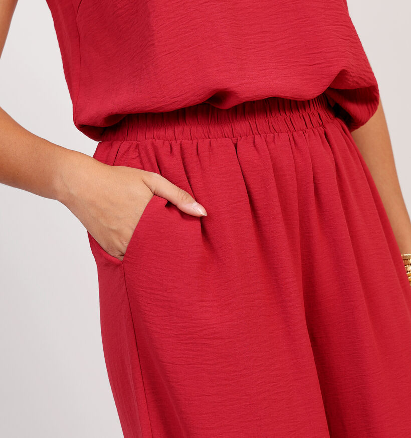 Vero Moda Alva Pantalon en Rouge pour femmes (368829)