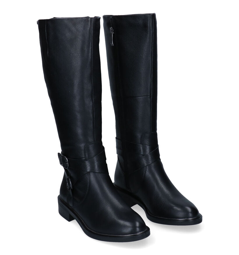 Tamaris Bottes en Noir en cuir (297168)