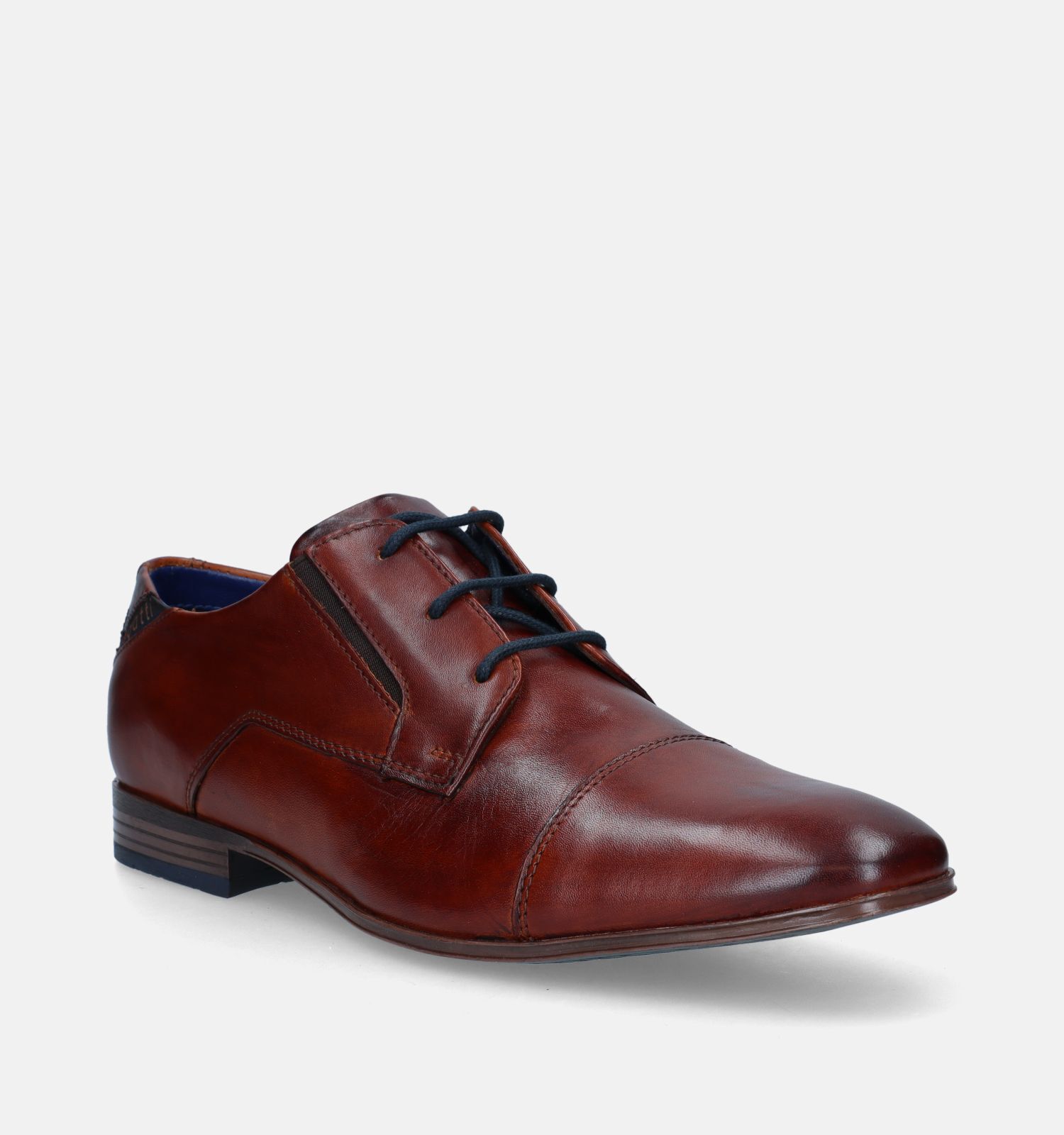 Bugatti Mattia Eco Cognac Geklede Schoenen Heren Geklede schoenen Online op TORFS.BE