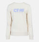 CEMI Mini Cruise Beige Sweatshirt voor jongens, meisjes (341804)