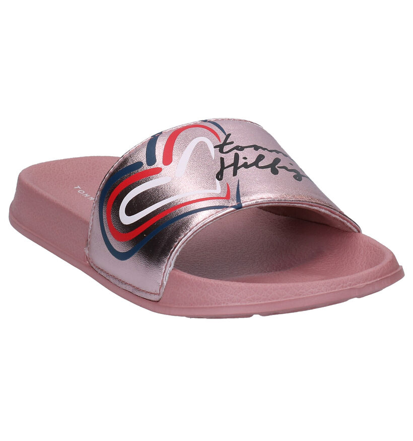 Tommy Hilfiger Roze Badslippers in kunststof (285697)