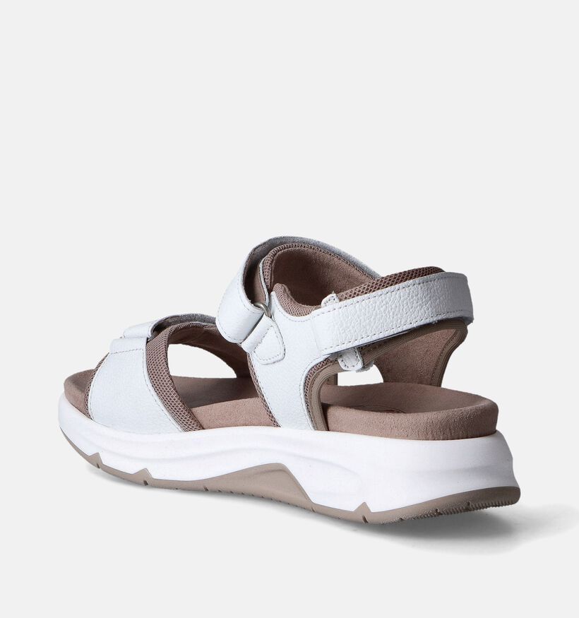 Gabor Rollingsoft Witte Sandalen voor steunzolen voor dames (355010) - geschikt voor steunzolen