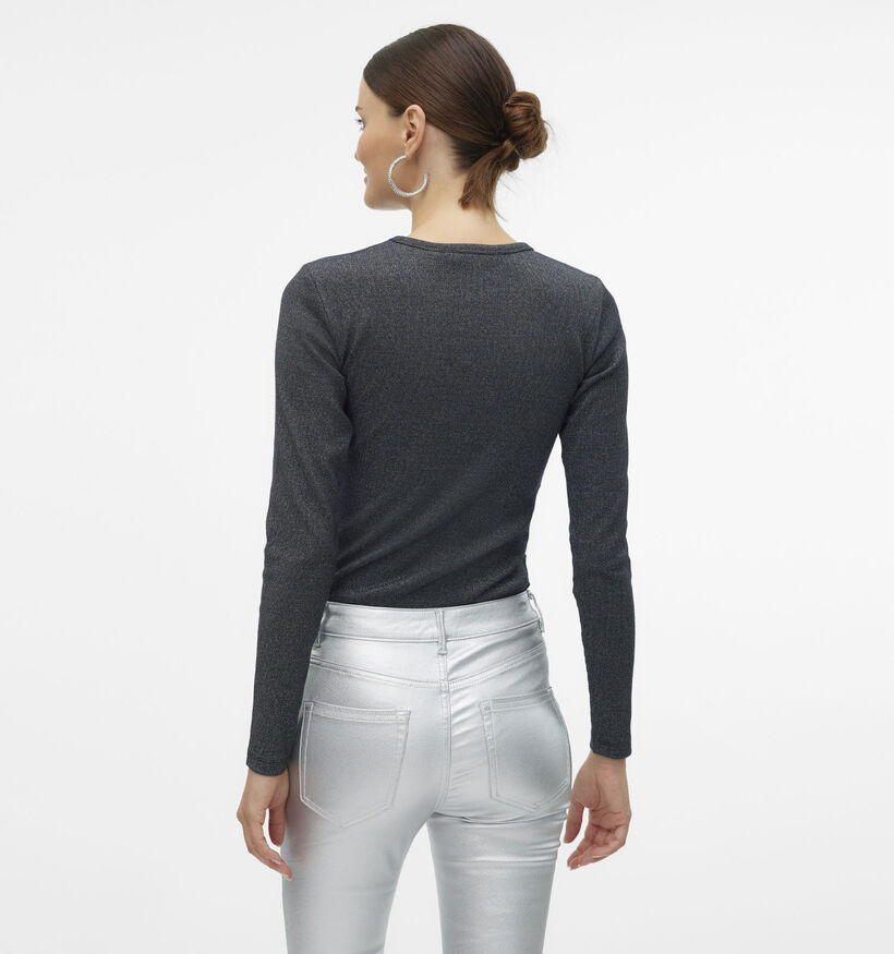 Vero Moda Chloe Zwart T-shirt met lange mouwen voor dames (349046)