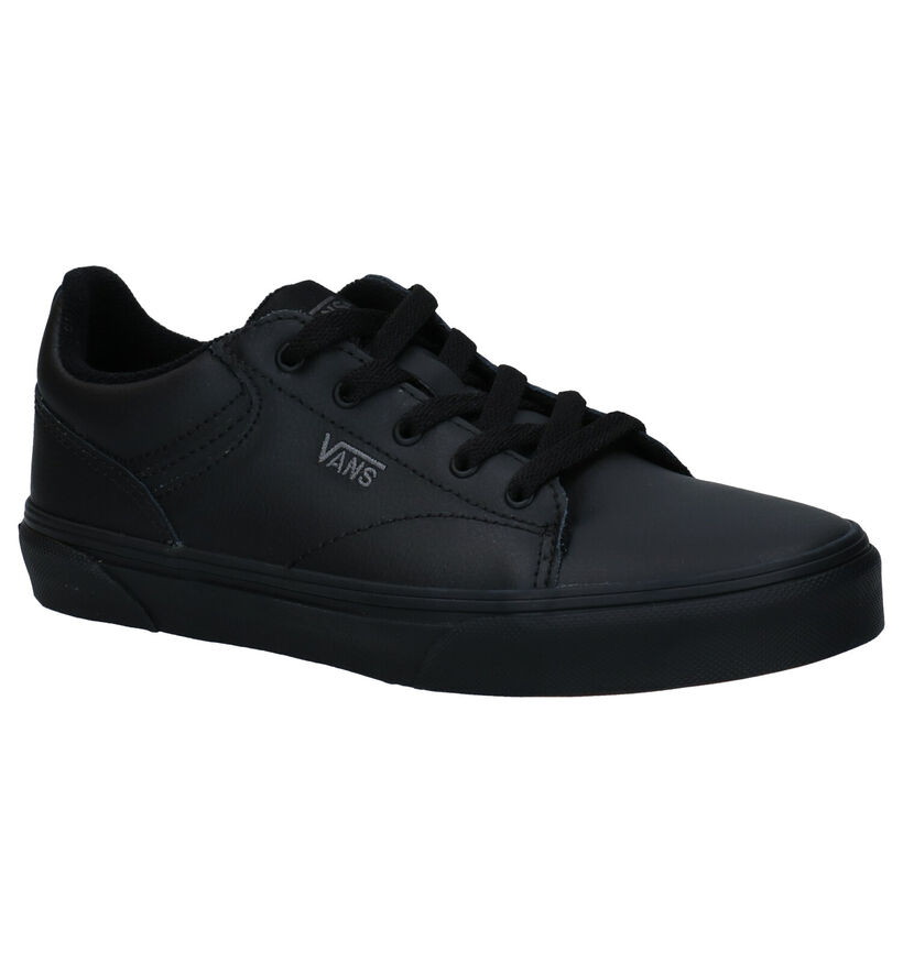 Vans Seldan Baskets de skate en Noir pour garçons (327929)