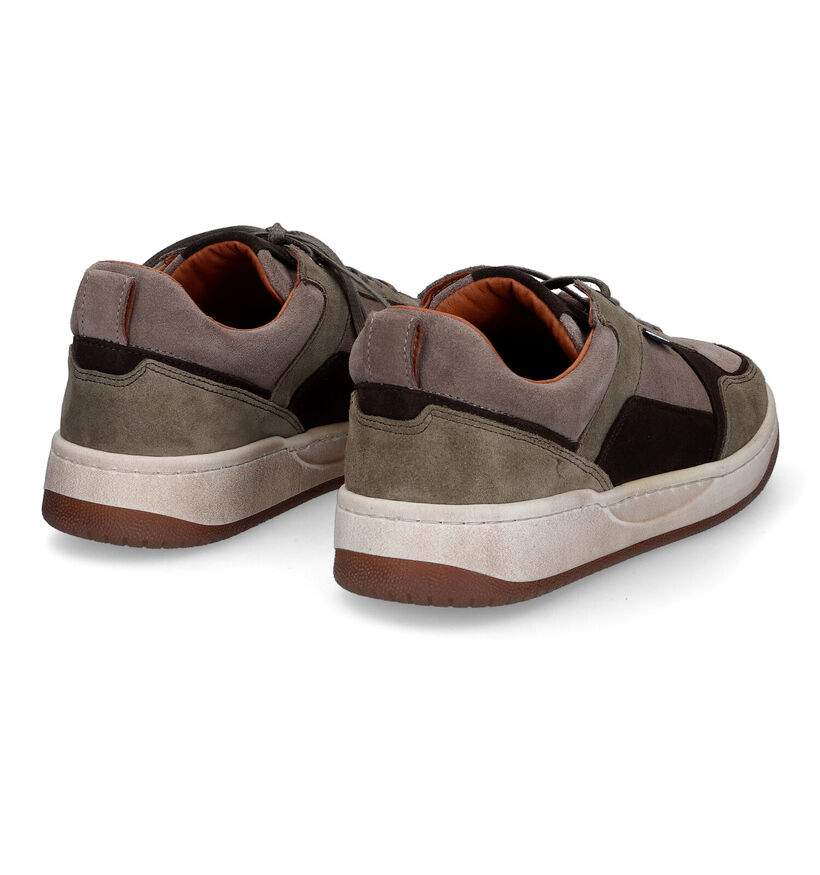 River Woods Glenn Chaussures à lacets en Kaki pour hommes (316657)