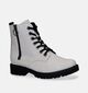 Remonte Witte Veterboots voor dames (312338) - geschikt voor steunzolen