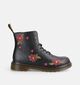 Dr. Martens 1460 Boots &agrave; lacets en Noir pour filles (376017)