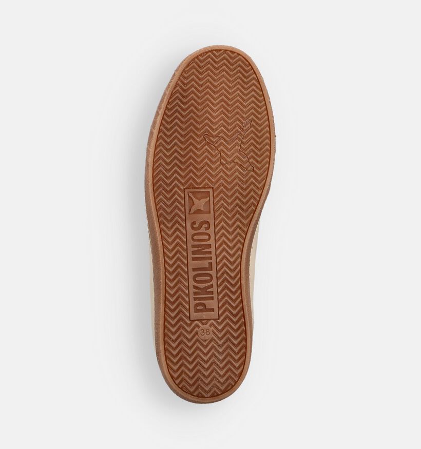 Pikolinos Lanzarote Beige/Gouden Sneakers voor dames (363883) - geschikt voor steunzolen