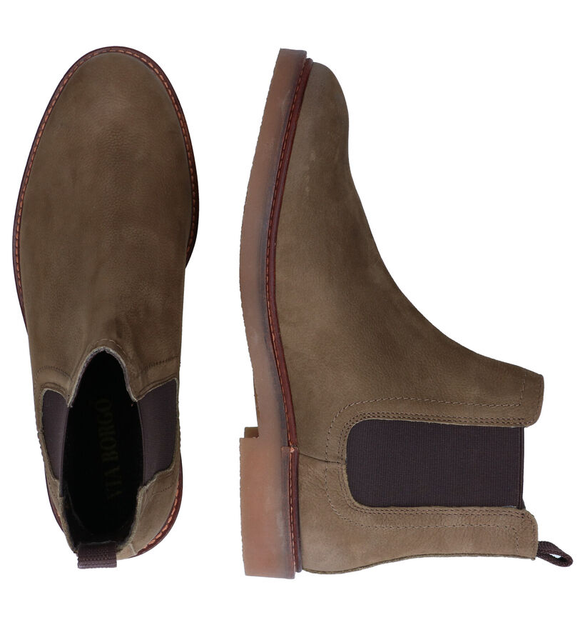 Via Borgo Halloween Bruine Chelsea Boots in leer (296508)