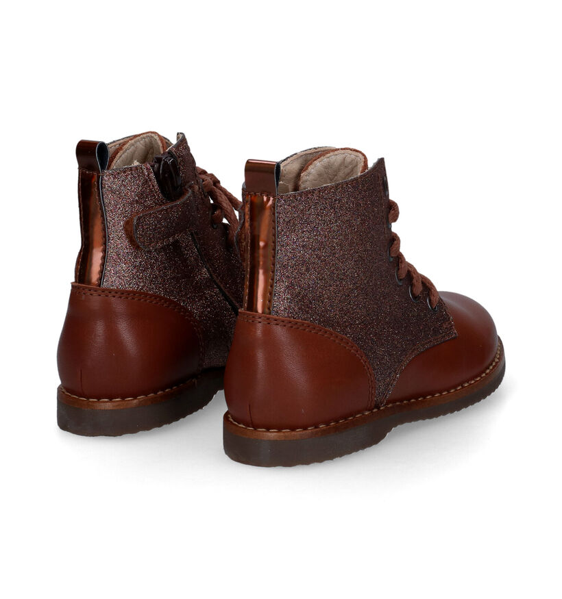 Beberlis Cognac Boots in leer (315701)